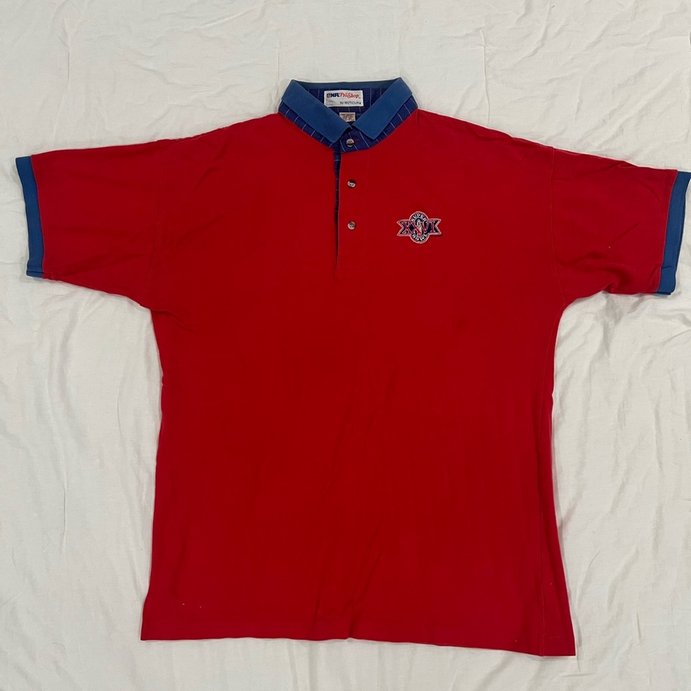 Vintage Buffalo Bills Superbowl
XXVI 1992 polo shirt XL